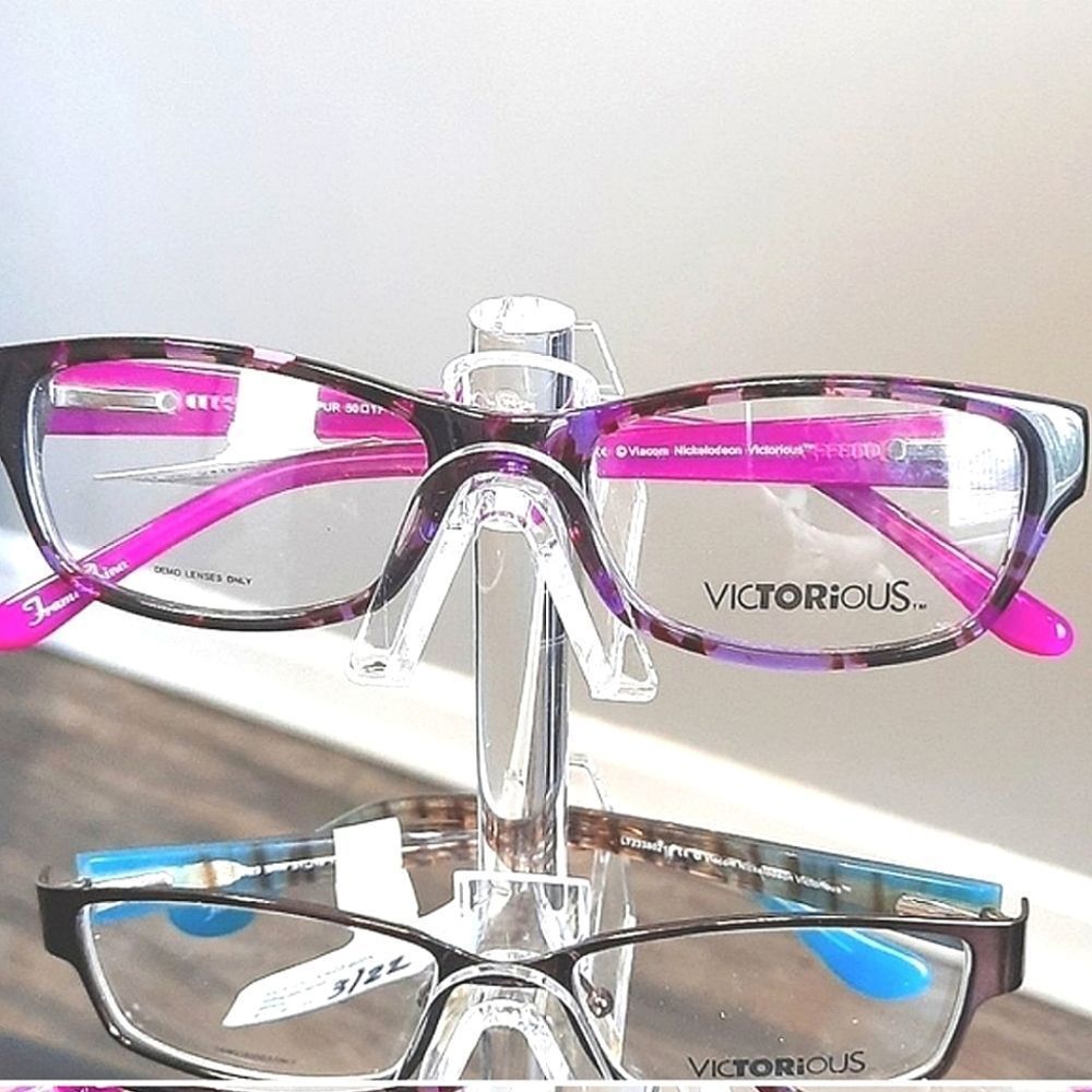 THREE PAIRRS! Rx'able Eyeglass Frames, VICTORIOUS, modern trendy, full rim, LOT - Picture 2 of 5